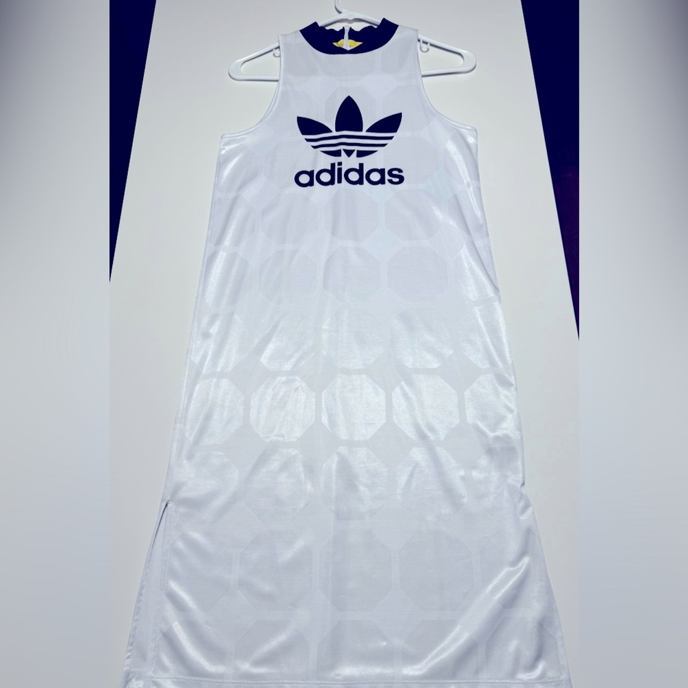 Adidas White Midi Dress